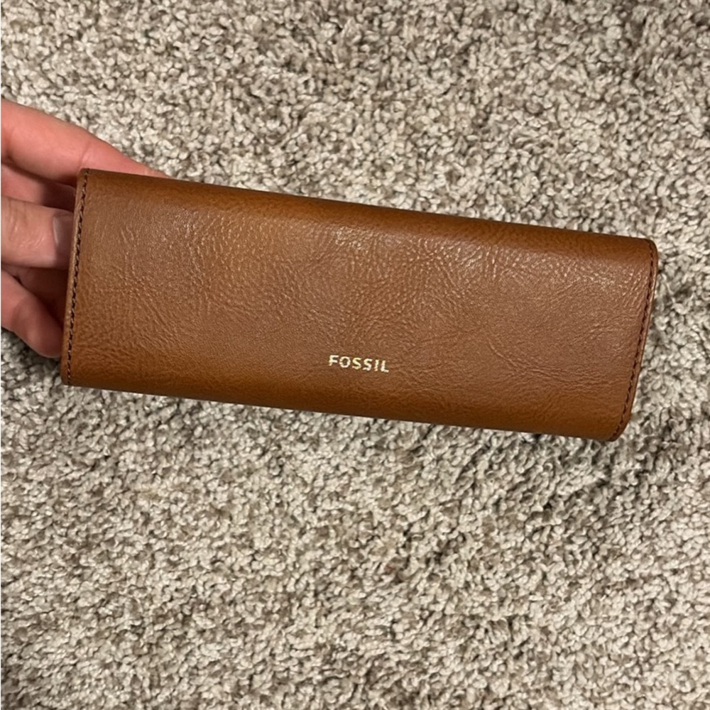 Fossil Brown Sunglasses Case
